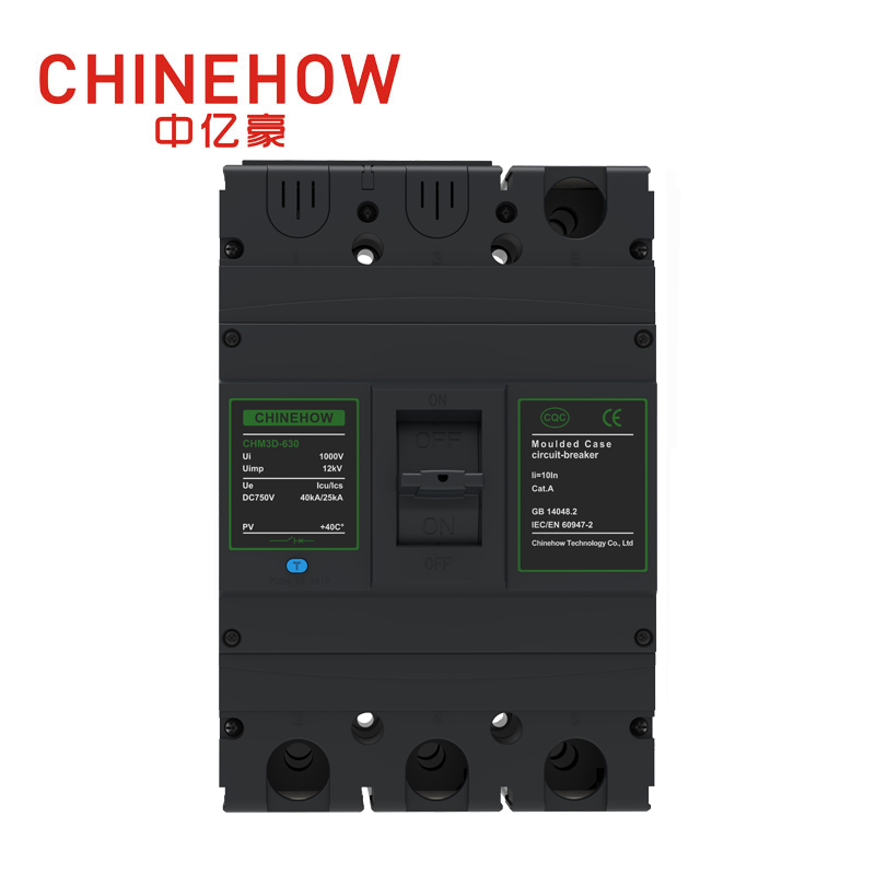 Автоматический выключатель в литом корпусе CHM3D-630/3