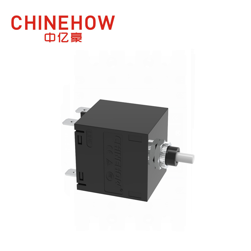 CVP-SM Гидравлический магнитный автоматический выключатель Нажмите для сброса привода с вкладкой (QC250) 2P, черный