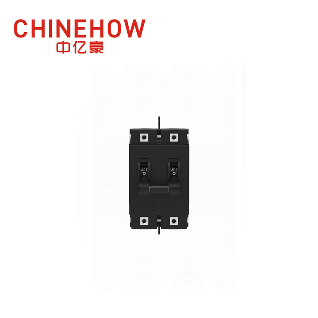 CVP-FR Гидравлический магнитный автоматический выключатель с длинной рукояткой на полюс со шпилькой M6 и вспомогательным переключателем 2P 