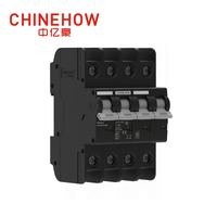 Миниатюрный автоматический выключатель серии CVP-CHB1 4P черного цвета